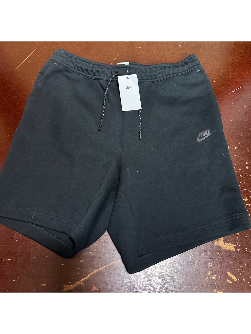 Nike Sportswear Tech Fleece Shorts Triple Black CU4503-010 Men’s Size Large